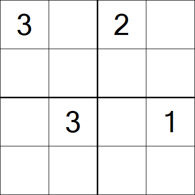 Sudoku 4x4 - Difícil