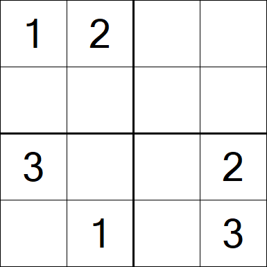 Sudoku 4x4 - Difícil