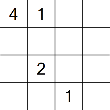 Sudoku 4x4 - Difícil