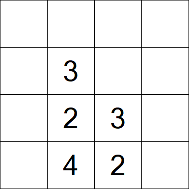 Sudoku 4x4 - Hard