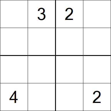 Sudoku 4x4 - Difficile