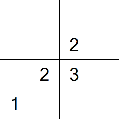 Sudoku 4x4 - Schwierig
