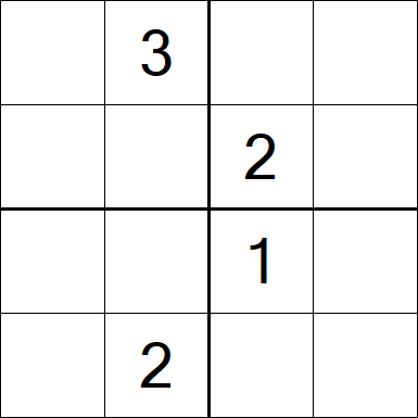 Sudoku 4x4 - Difficile