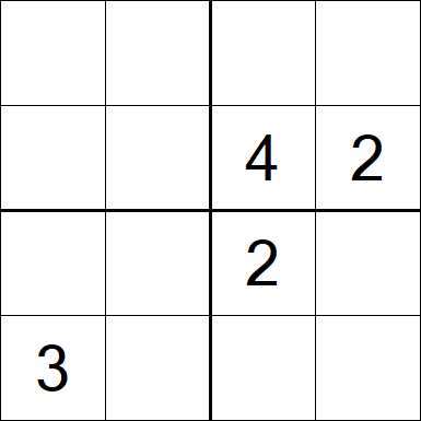 Sudoku 4x4 - Medio