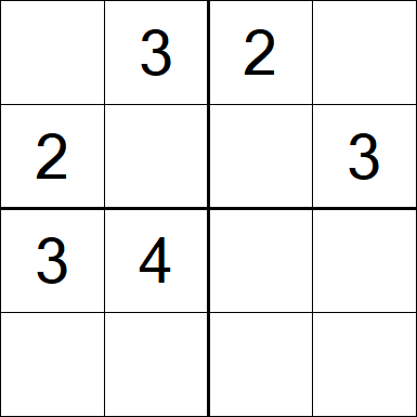 Sudoku 4x4 - Moyen