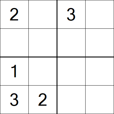Sudoku 4x4 - Medium