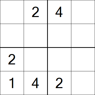 Sudoku 4x4 - Medium