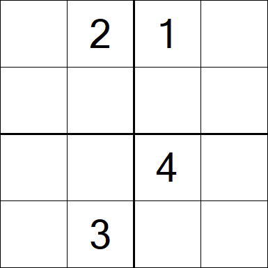 Sudoku 4x4 - Medium
