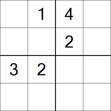 Sudoku 4x4 - Medium
