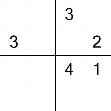 Sudoku 4x4 - Medium