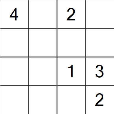 Sudoku 4x4 - Medium