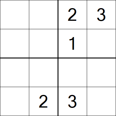 Sudoku 4x4 - Medium
