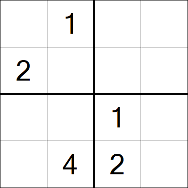 Sudoku 4x4 - Medium