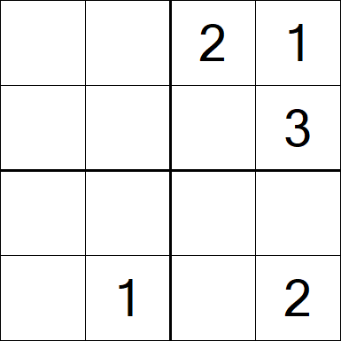 Sudoku 4x4 - Medium