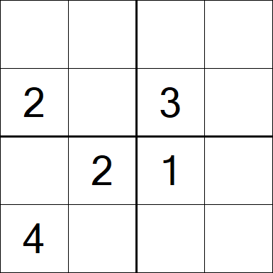 Sudoku 4x4 - Medium