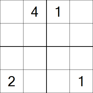 Sudoku 4x4 - Medium