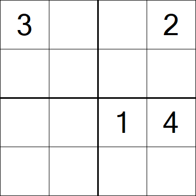 Sudoku 4x4 - Medium