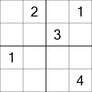 Sudoku 4x4 - Medium