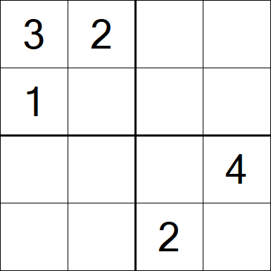 Sudoku 4x4 - Medium