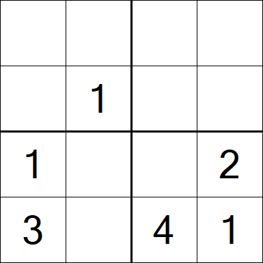 Sudoku 4x4 - Medium