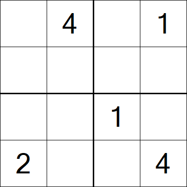 Sudoku 4x4 - Medium