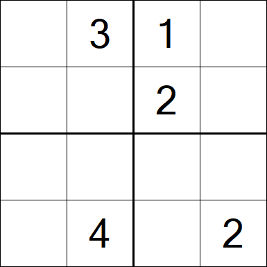 Sudoku 4x4 - Medium