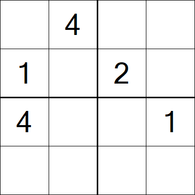 Sudoku 4x4 - Medium