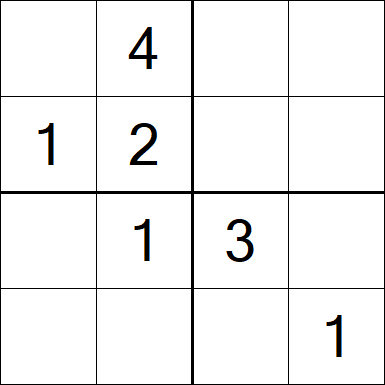 Sudoku 4x4 - Medium