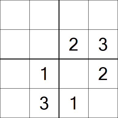 Sudoku 4x4 - Medium