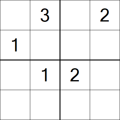 Sudoku 4x4 - Medium