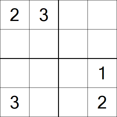 Sudoku 4x4 - Médio