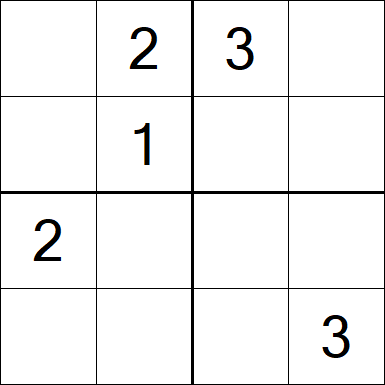 Sudoku 4x4 - Moyen