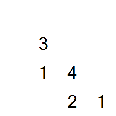 Sudoku 4x4 - Medium