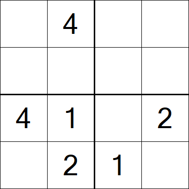 Sudoku 4x4 - Medium