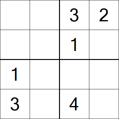 Sudoku 4x4 - Medium