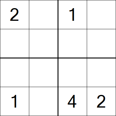 Sudoku 4x4 - Medium