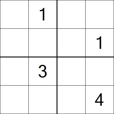 Sudoku 4x4 - Medium
