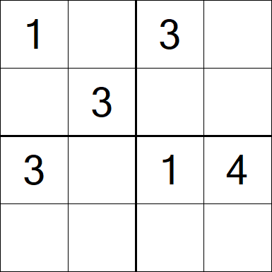Sudoku 4x4 - Medium