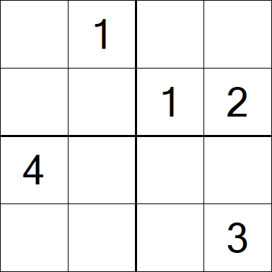 Sudoku 4x4 - Medium