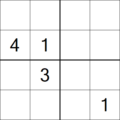 Sudoku 4x4 - Medium