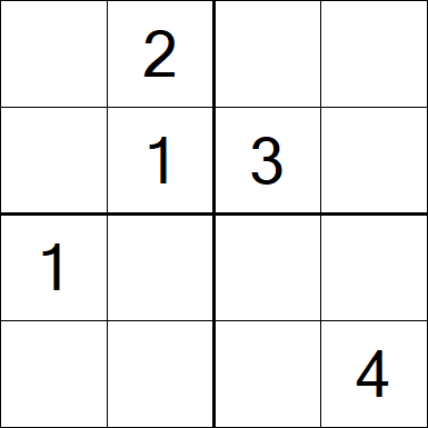 Sudoku 4x4 - Medium