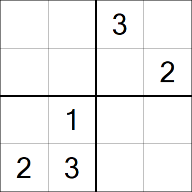 Sudoku 4x4 - Medium