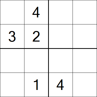 Sudoku 4x4 - Medium