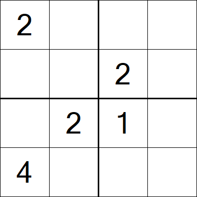 Sudoku 4x4 - Medium