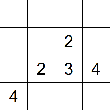 Sudoku 4x4 - Medium