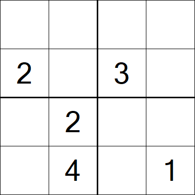 Sudoku 4x4 - Medium