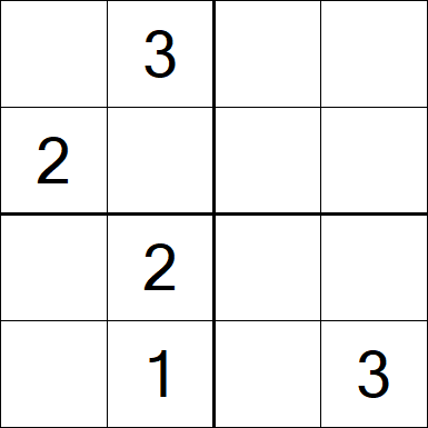 Sudoku 4x4 - Medium