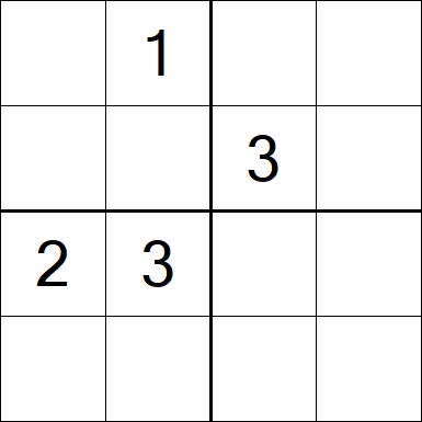 Sudoku 4x4 - Medium