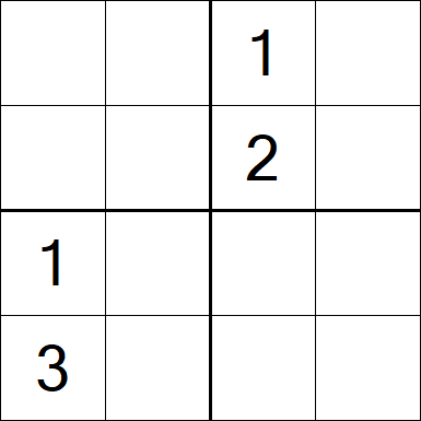 Sudoku 4x4 - Medium