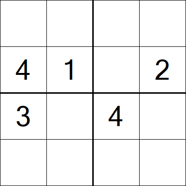 Sudoku 4x4 - Medium